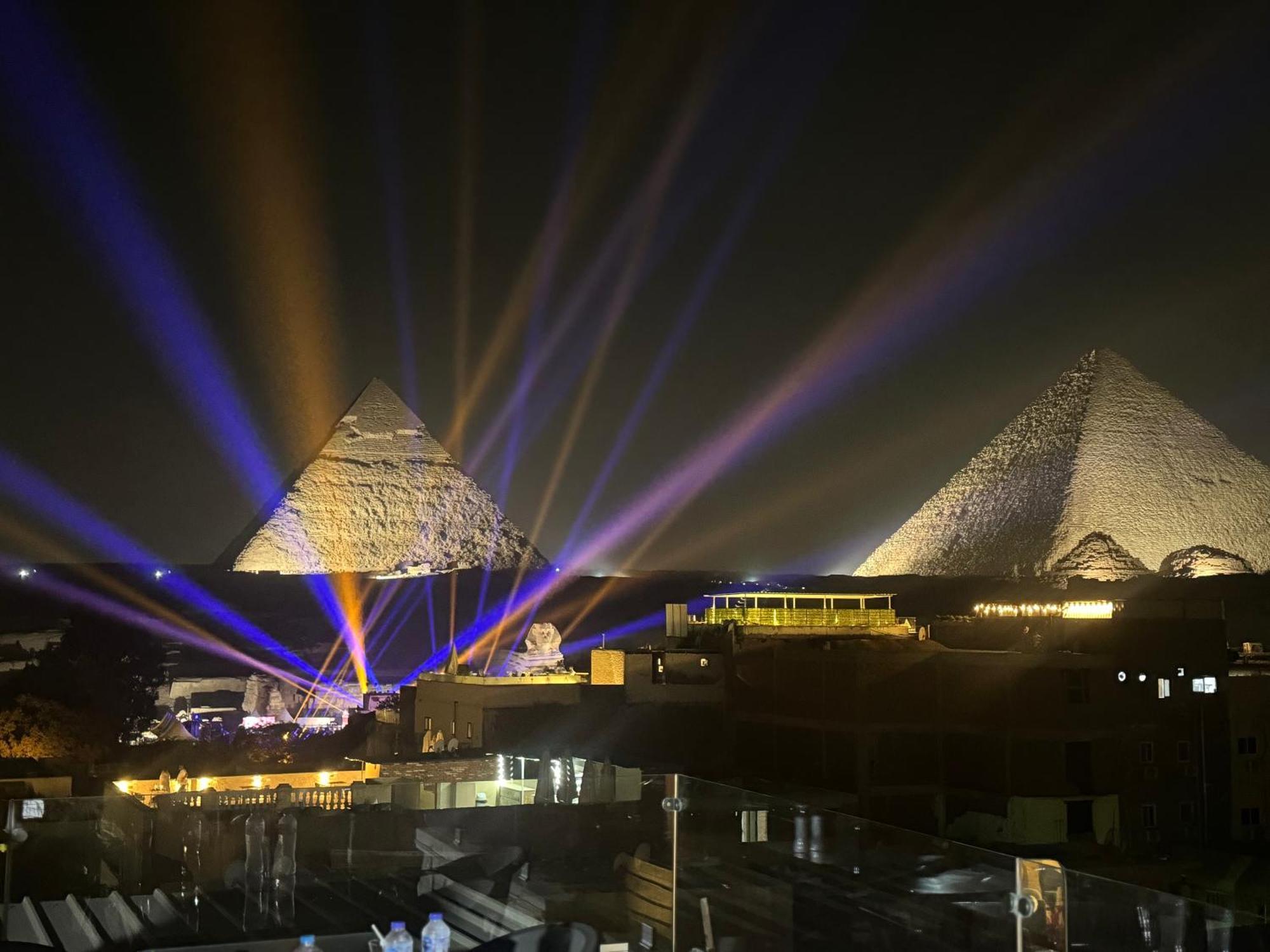 Pyramids And Sphinx Hotel Kafret el-Gabal Exterior foto