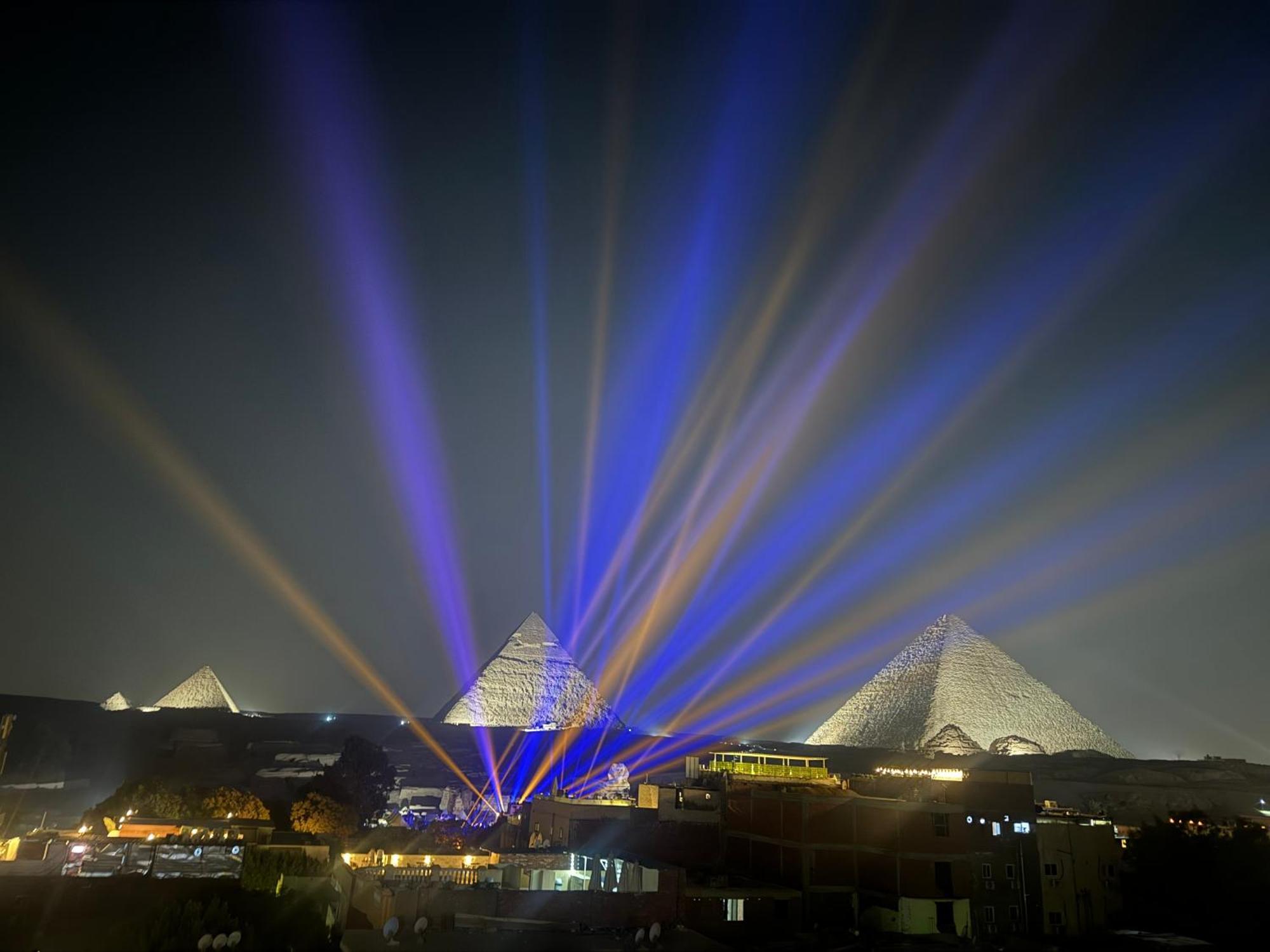Pyramids And Sphinx Hotel Kafret el-Gabal Exterior foto