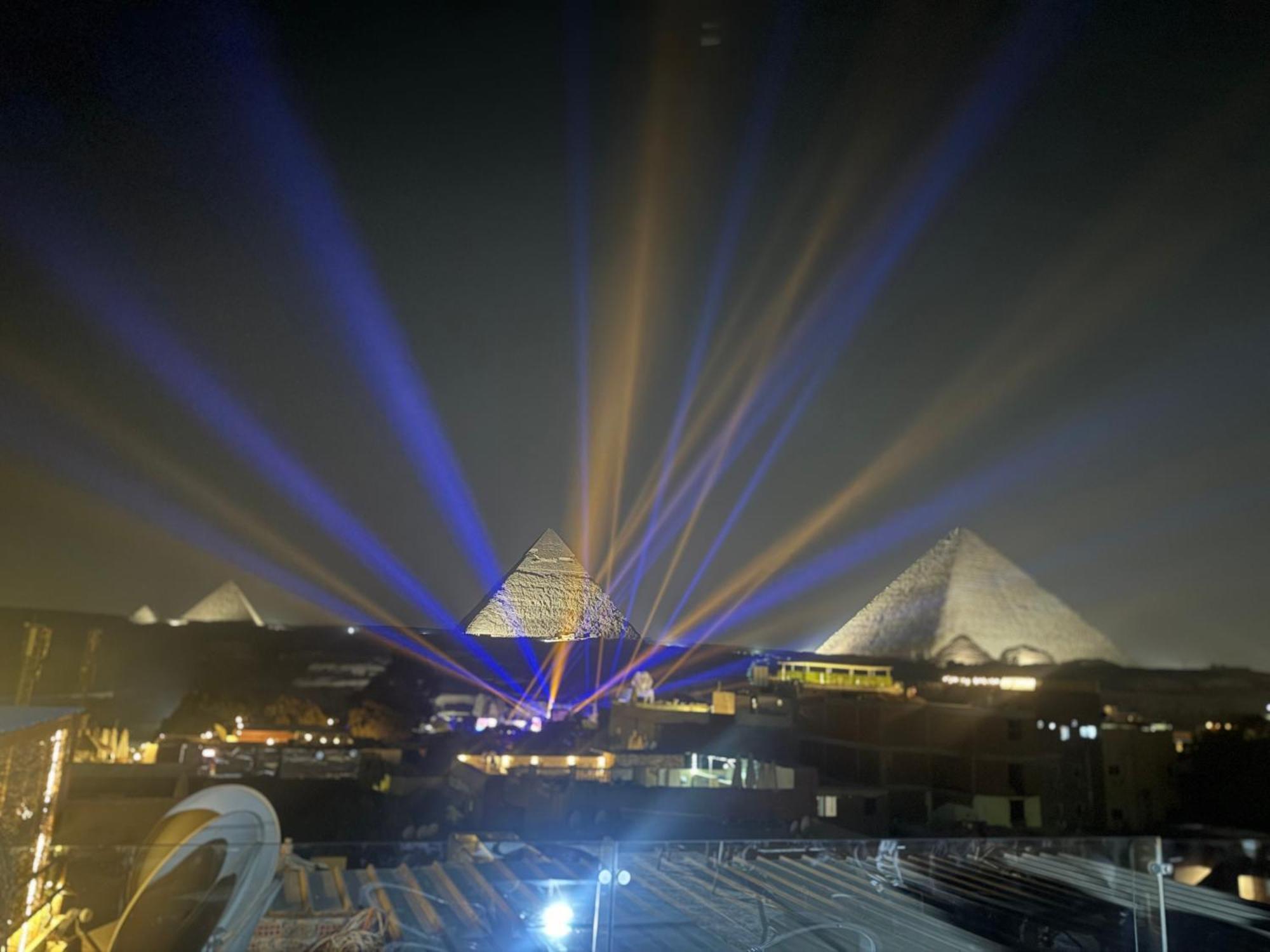 Pyramids And Sphinx Hotel Kafret el-Gabal Exterior foto